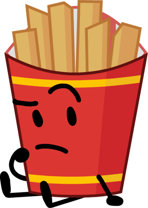 This is the Avatar Image for the Fries [BFDI] AI Voice and Text to Speech Generator